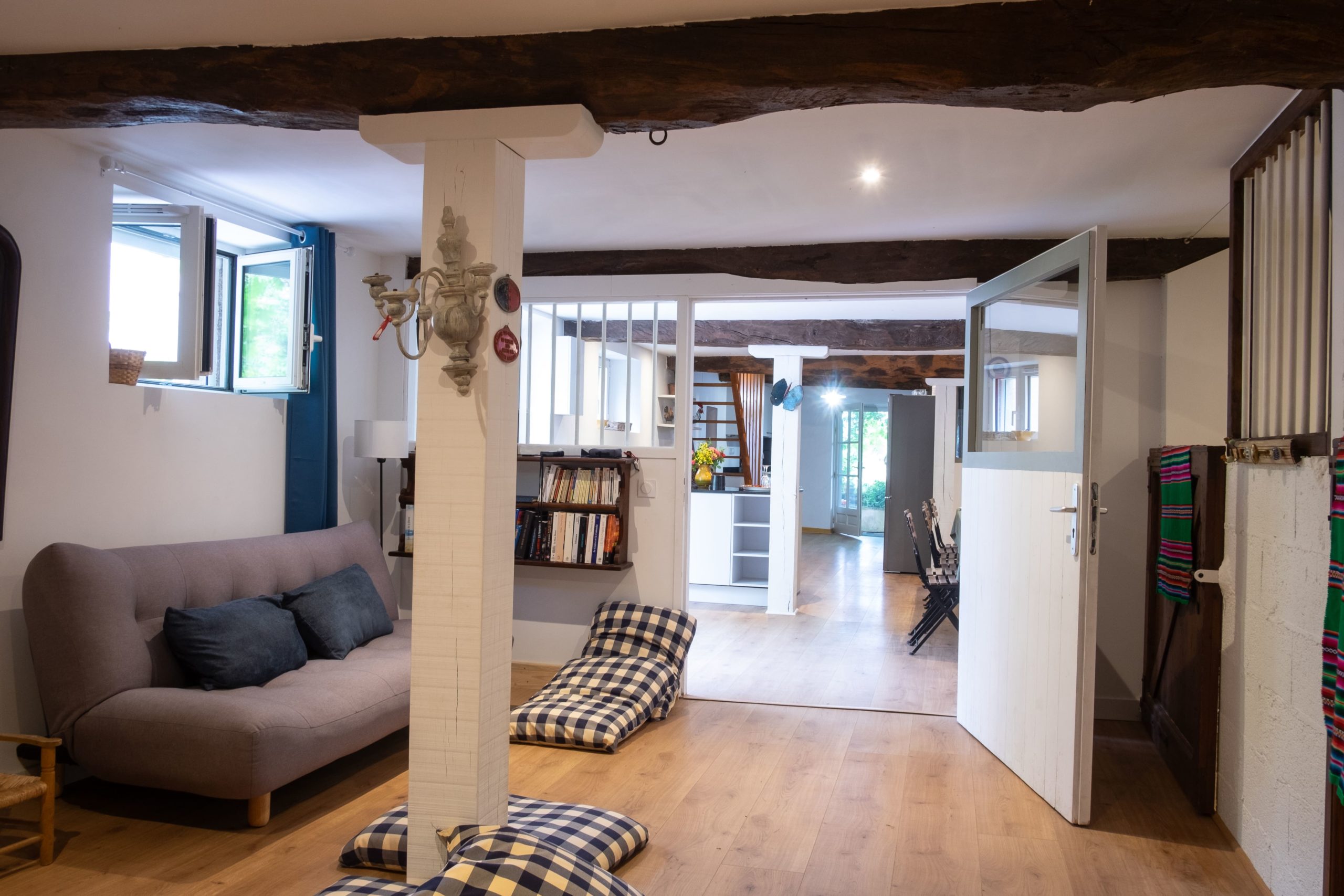 Chambre confortable dans un gîte de groupe du Tarn